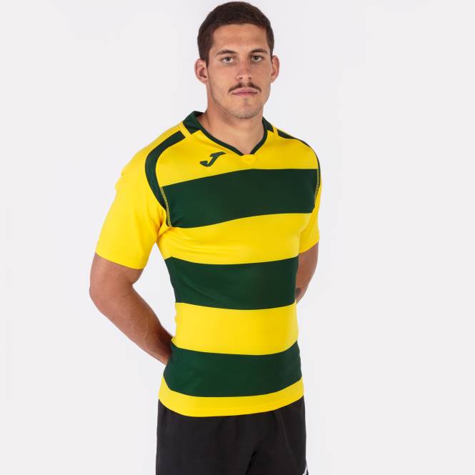 gömlek kısa kollu prorugby ii Joma yeşil sarı erkekler 0RJD4699