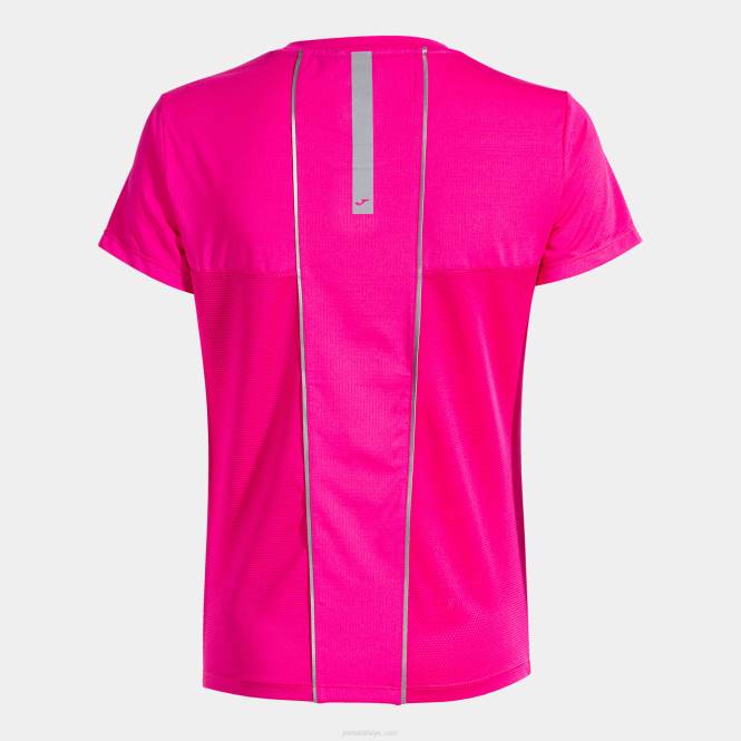 gömlek kısa kollu r-gece Joma pembe kadınlar 0RJD2147