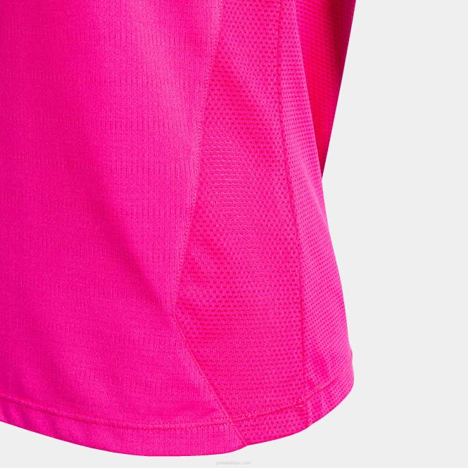 gömlek kısa kollu r-gece Joma pembe kadınlar 0RJD2147