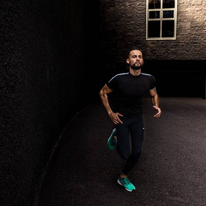 gömlek kısa kollu r-gece Joma siyah erkekler 0RJD4673