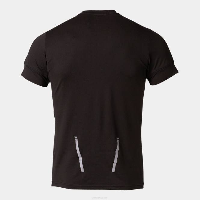 gömlek kısa kollu r-gece Joma siyah erkekler 0RJD4673