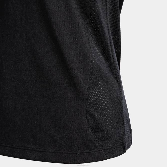 gömlek kısa kollu r-gece Joma siyah kadınlar 0RJD2025