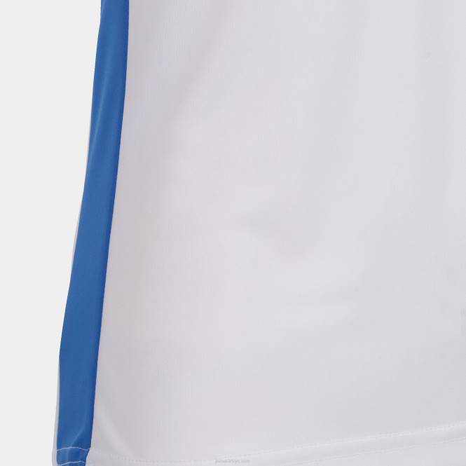 gömlek kısa kollu rekor ii Joma beyaz kraliyet mavisi kadınlar 0RJD2488