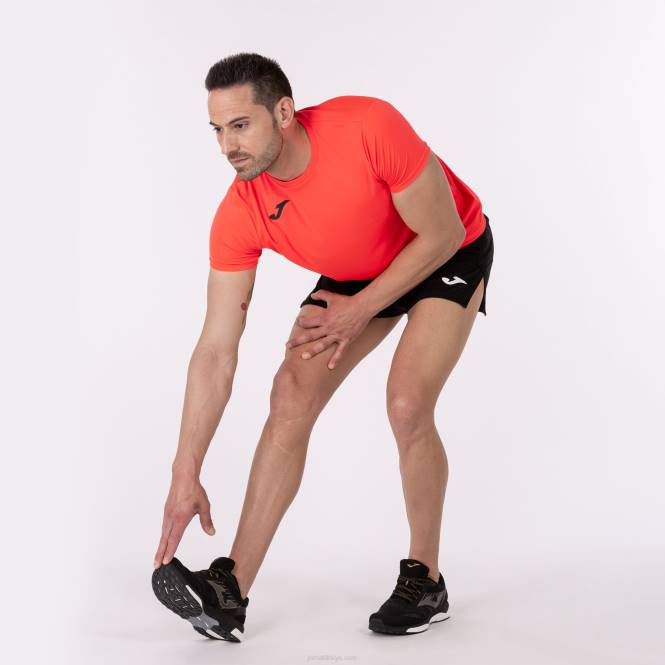 gömlek kısa kollu rekor ii Joma floresan mercan erkekler 0RJD4259