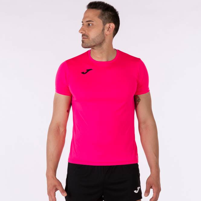 gömlek kısa kollu rekor ii Joma floresan pembe erkekler 0RJD30