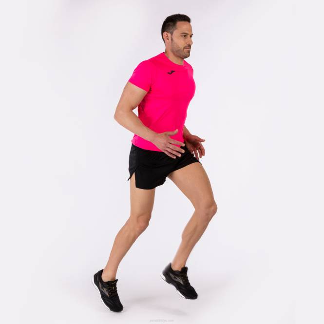 gömlek kısa kollu rekor ii Joma floresan pembe erkekler 0RJD30