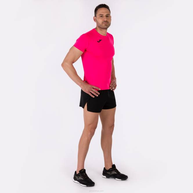 gömlek kısa kollu rekor ii Joma floresan pembe erkekler 0RJD30