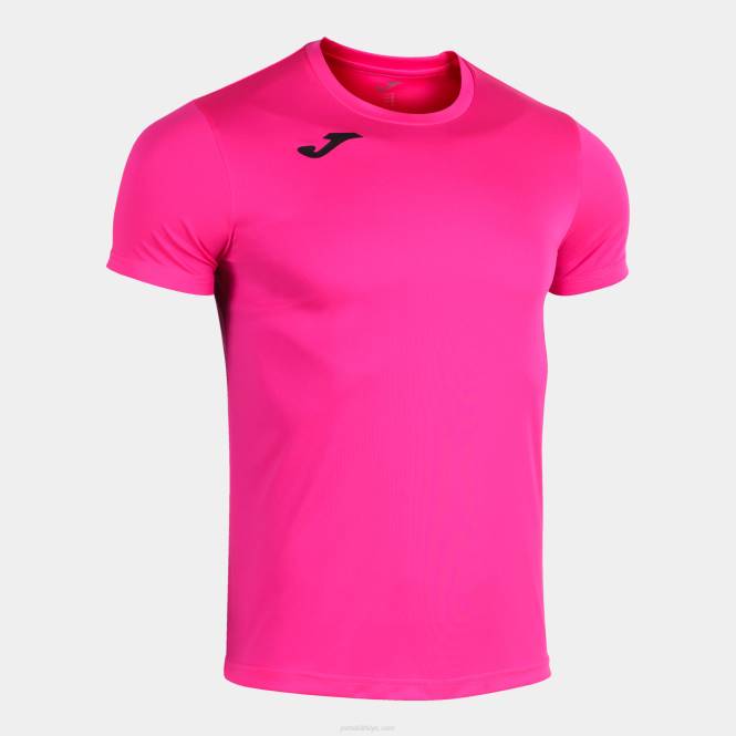 gömlek kısa kollu rekor ii Joma floresan pembe erkekler 0RJD30