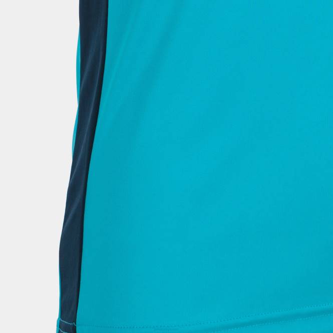 gömlek kısa kollu rekor ii Joma floresan turkuaz lacivert kadınlar 0RJD3640