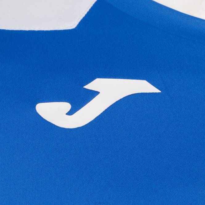 gömlek kısa kollu rekor ii Joma kraliyet mavisi beyaz erkekler 0RJD4308