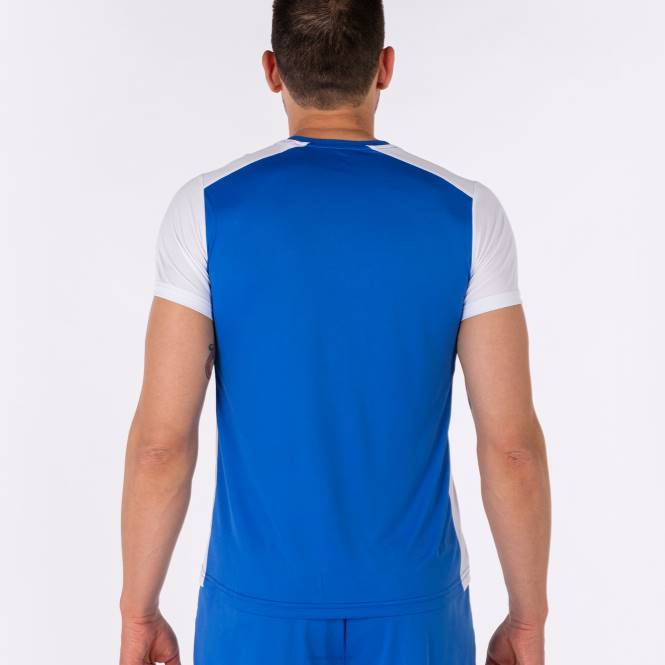 gömlek kısa kollu rekor ii Joma kraliyet mavisi beyaz erkekler 0RJD4308