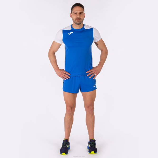 gömlek kısa kollu rekor ii Joma kraliyet mavisi beyaz erkekler 0RJD4308