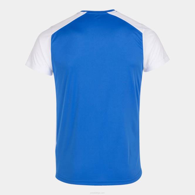 gömlek kısa kollu rekor ii Joma kraliyet mavisi beyaz erkekler 0RJD4308