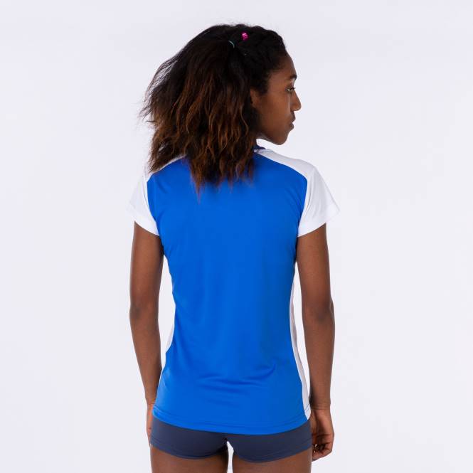 gömlek kısa kollu rekor ii Joma kraliyet mavisi beyaz kadınlar 0RJD3667