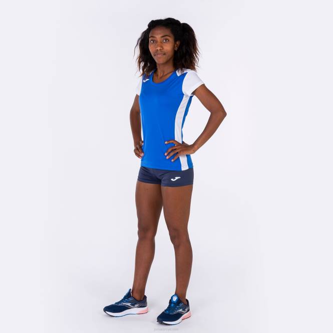 gömlek kısa kollu rekor ii Joma kraliyet mavisi beyaz kadınlar 0RJD3667