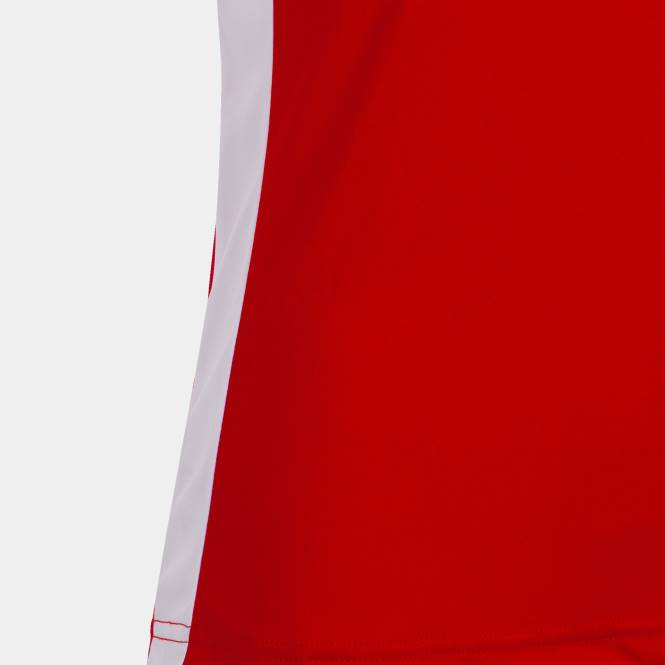 gömlek kısa kollu rekor ii Joma kırmızı beyaz kadınlar 0RJD2224