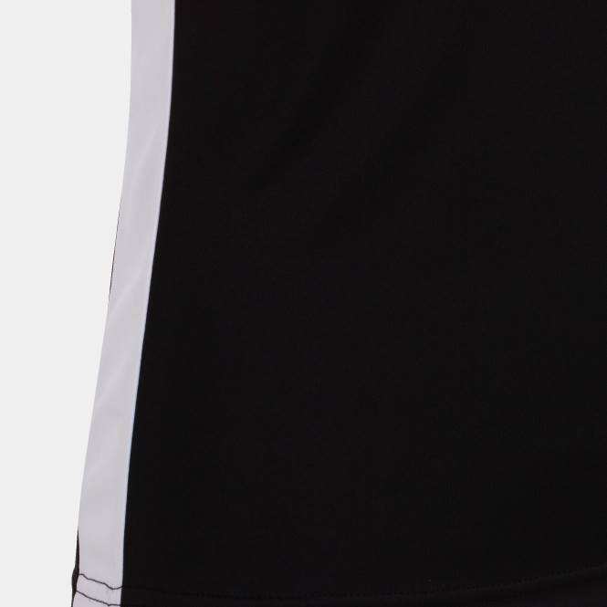 gömlek kısa kollu rekor ii Joma siyah beyaz kadınlar 0RJD2668