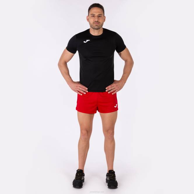 gömlek kısa kollu rekor ii Joma siyah erkekler 0RJD14