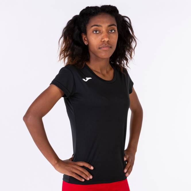 gömlek kısa kollu rekor ii Joma siyah kadınlar 0RJD2127