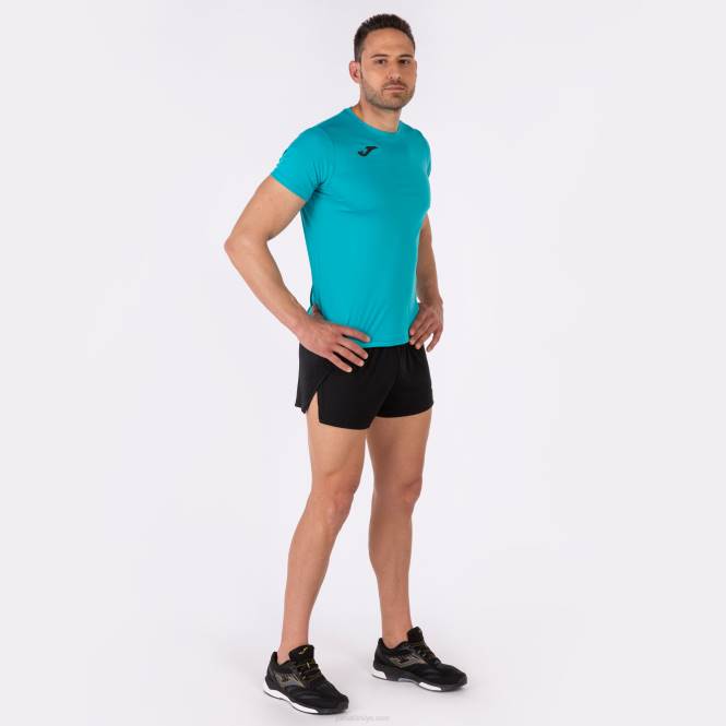 gömlek kısa kollu rekor ii Joma turkuaz erkekler 0RJD54