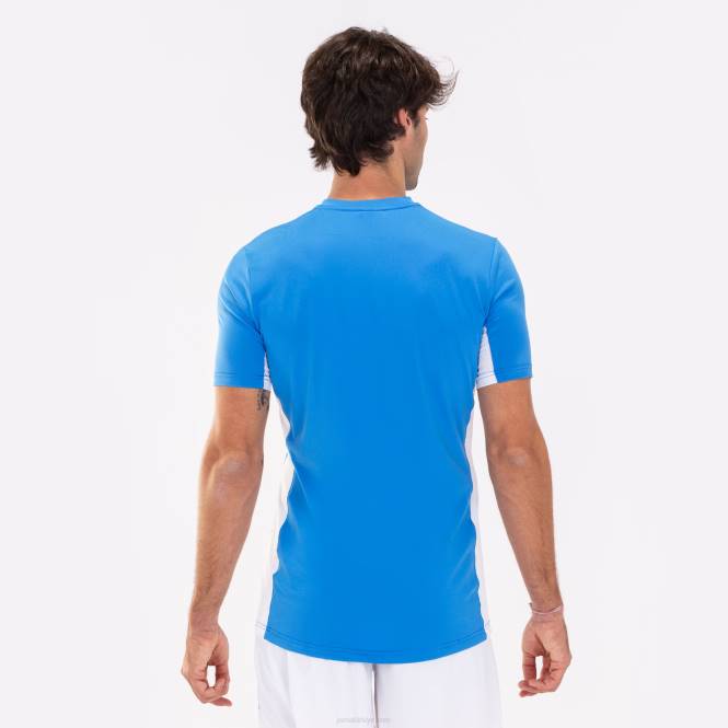 gömlek kısa kollu superliga Joma kraliyet mavisi beyaz erkekler 0RJD149