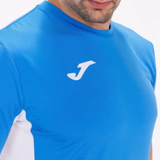 gömlek kısa kollu superliga Joma kraliyet mavisi beyaz erkekler 0RJD149