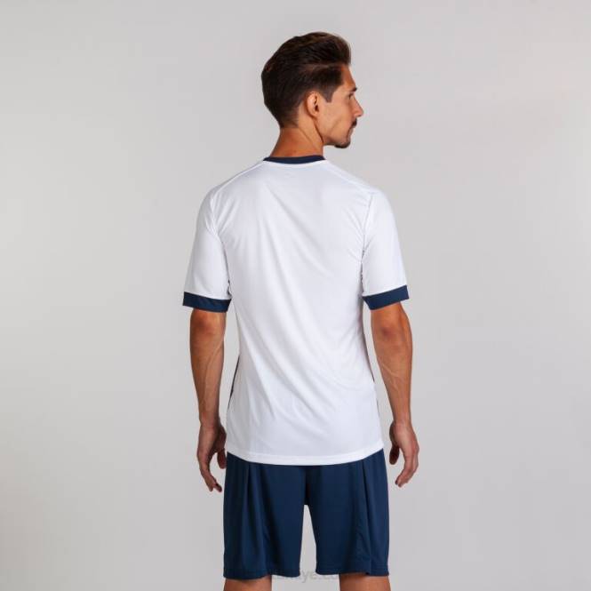 gömlek kısa kollu süpernova Joma beyaz lacivert erkekler 0RJD2945
