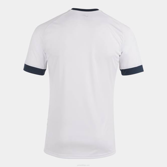 gömlek kısa kollu süpernova Joma beyaz lacivert erkekler 0RJD2945