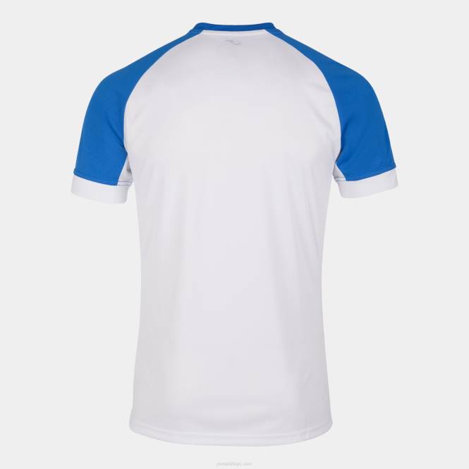 gömlek kısa kollu süpernova ii Joma beyaz kraliyet mavisi erkekler 0RJD2878