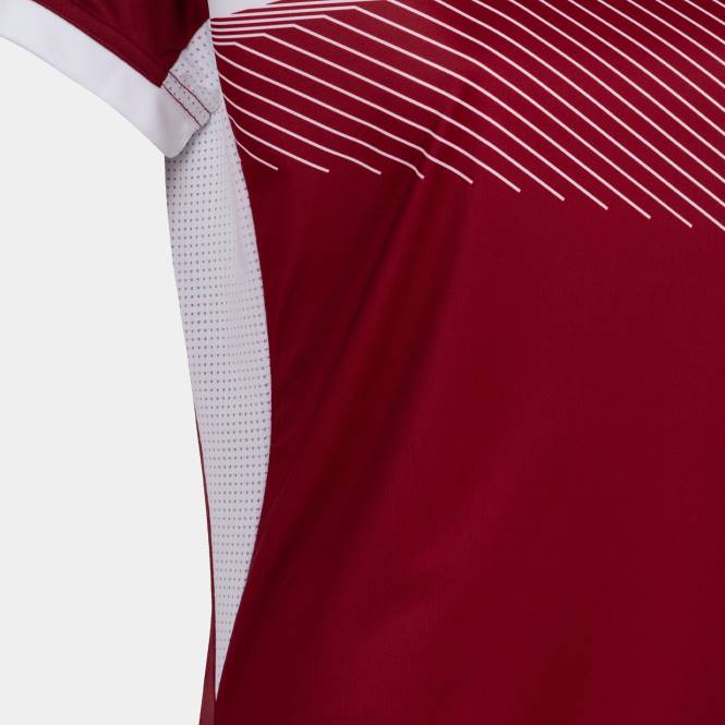 gömlek kısa kollu süpernova ii Joma bordo beyaz kadınlar 0RJD1677