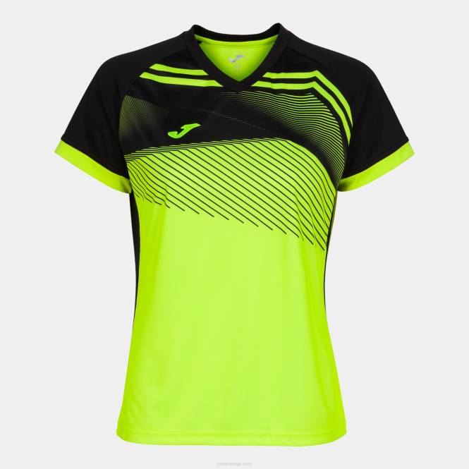gömlek kısa kollu süpernova ii Joma floresan sarı siyah kadınlar 0RJD1627