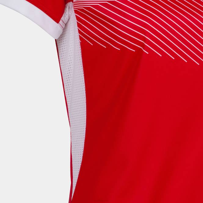 gömlek kısa kollu süpernova ii Joma kırmızı beyaz kadınlar 0RJD2098