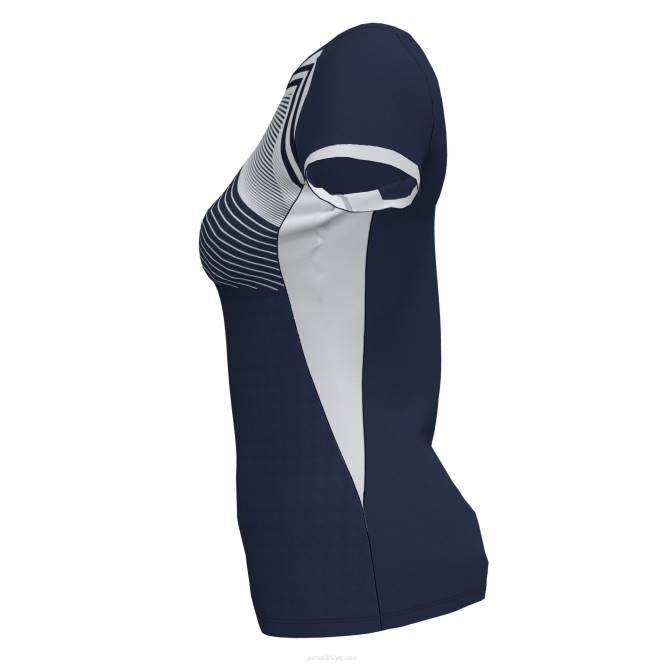 gömlek kısa kollu süpernova ii Joma lacivert beyaz kadınlar 0RJD3660