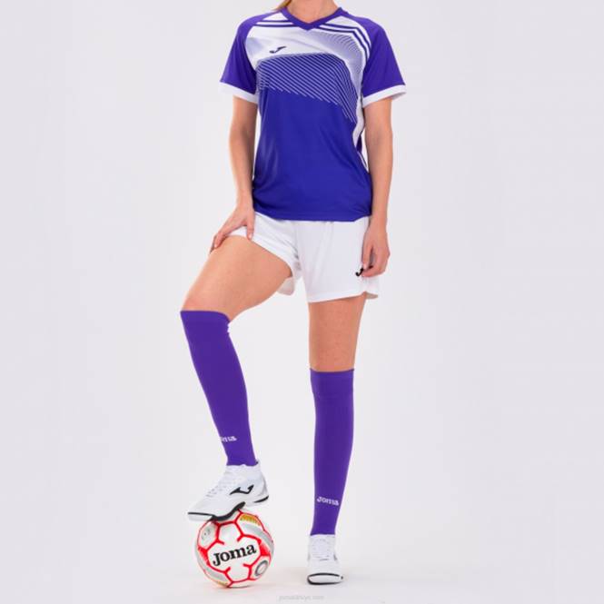 gömlek kısa kollu süpernova ii Joma mor beyaz kadınlar 0RJD1622