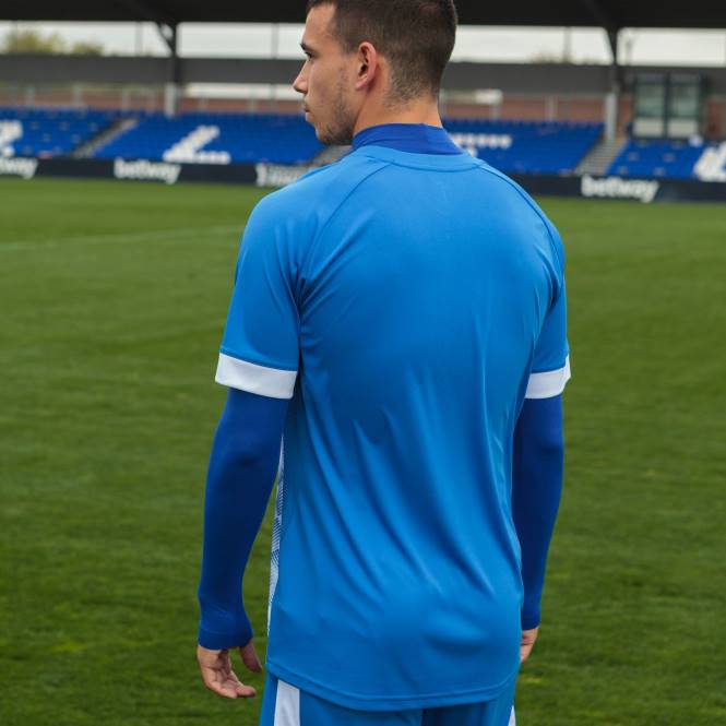 gömlek kısa kollu süpernova iii Joma kraliyet mavisi beyaz erkekler 0RJD4280