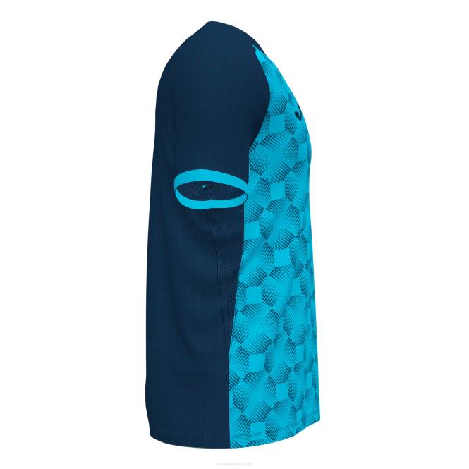 gömlek kısa kollu süpernova iii Joma lacivert floresan turkuaz erkekler 0RJD3569