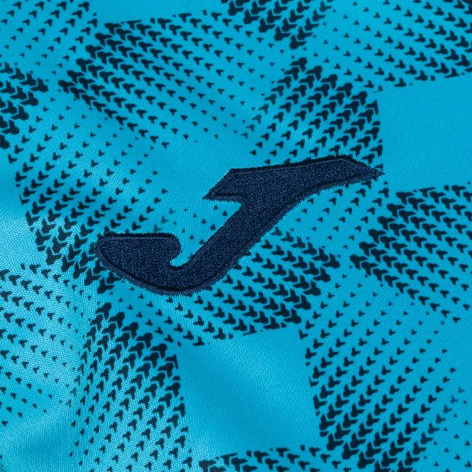 gömlek kısa kollu süpernova iii Joma lacivert floresan turkuaz kadınlar 0RJD3902