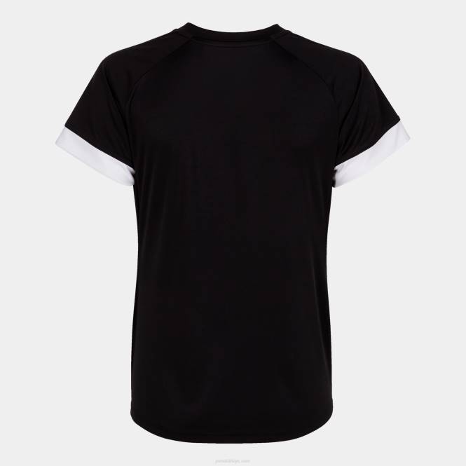 gömlek kısa kollu süpernova iii Joma siyah beyaz kadınlar 0RJD3674