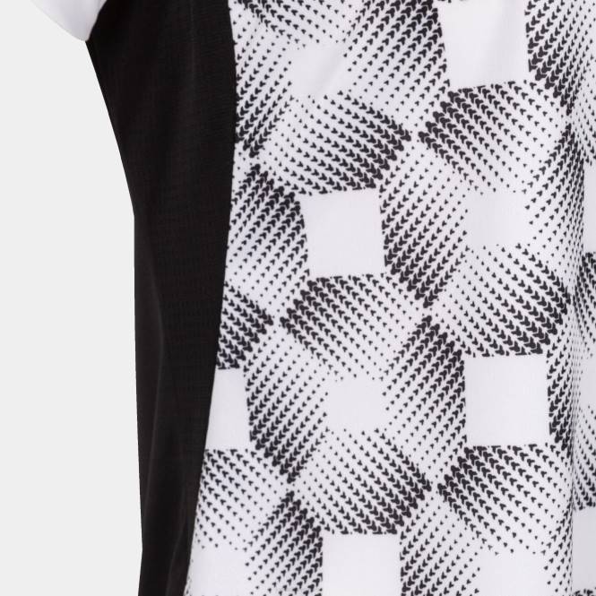 gömlek kısa kollu süpernova iii Joma siyah beyaz kadınlar 0RJD3674