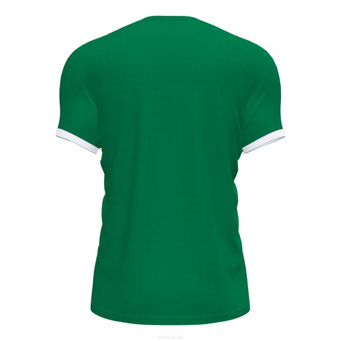 gömlek kısa kollu süpernova iii Joma yeşil beyaz erkekler 0RJD474