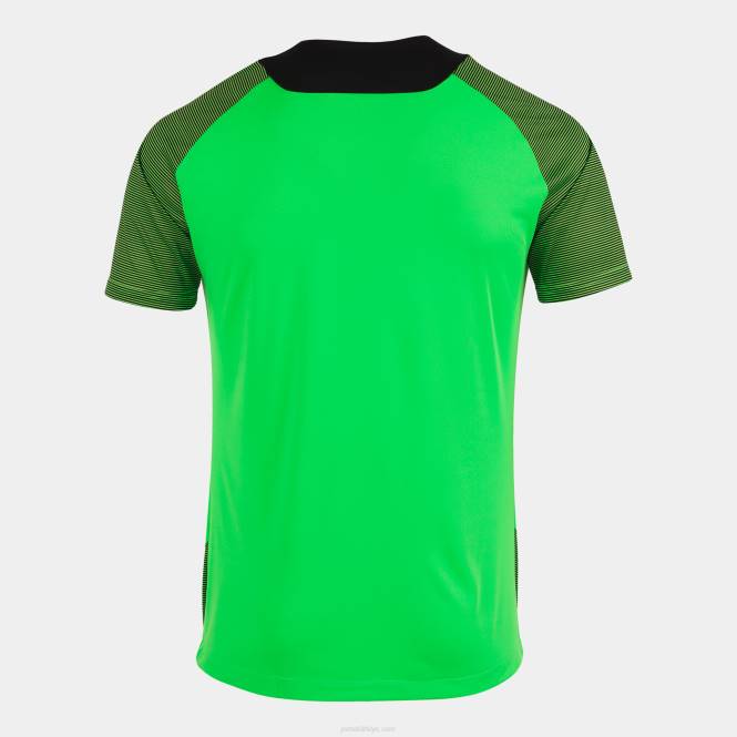 gömlek kısa kollu temel ii Joma floresan yeşil siyah erkekler 0RJD4628