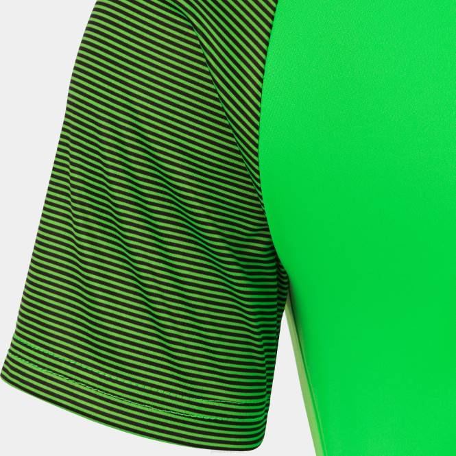 gömlek kısa kollu temel ii Joma floresan yeşil siyah erkekler 0RJD4628