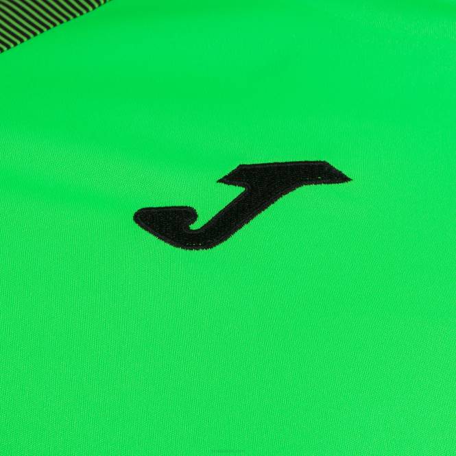 gömlek kısa kollu temel ii Joma floresan yeşil siyah erkekler 0RJD4628