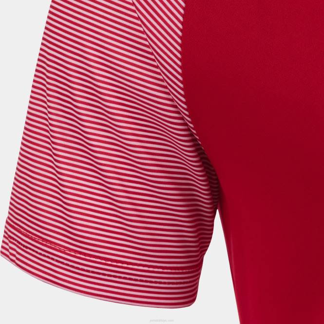 gömlek kısa kollu temel ii Joma kırmızı beyaz erkekler 0RJD4145