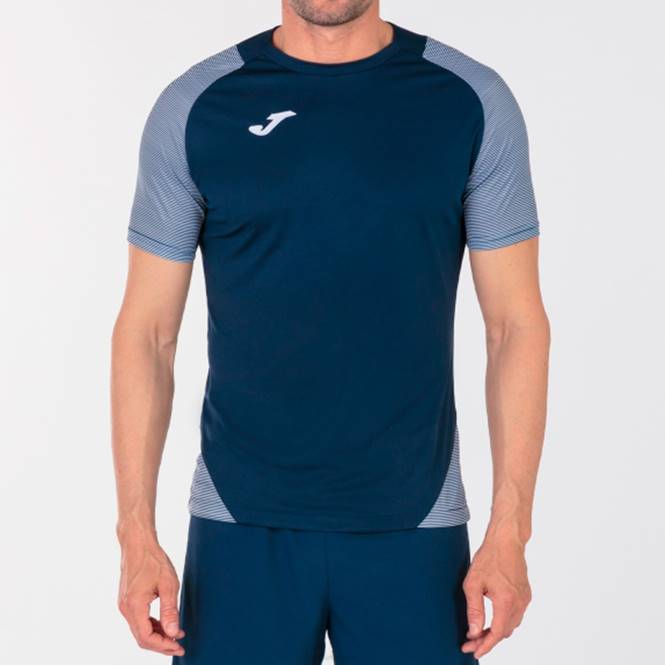 gömlek kısa kollu temel ii Joma lacivert beyaz erkekler 0RJD4480