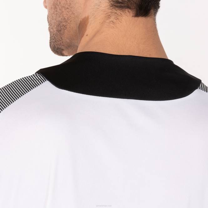 gömlek kısa kollu temel ii Joma siyah beyaz erkekler 0RJD3405