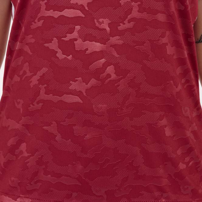 gömlek kısa kollu toletum ii Joma bordo beyaz kadınlar 0RJD1807