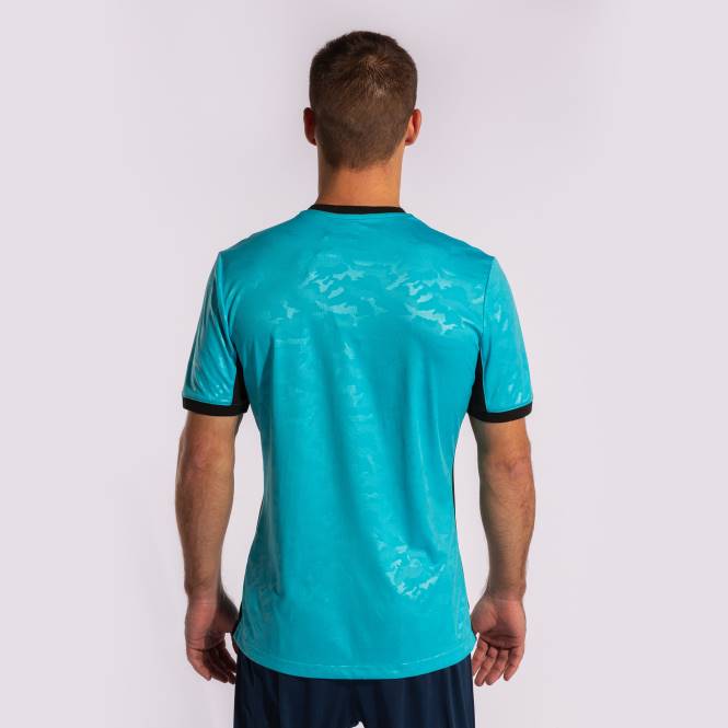 gömlek kısa kollu toletum ii Joma floresan turkuaz lacivert erkekler 0RJD3402