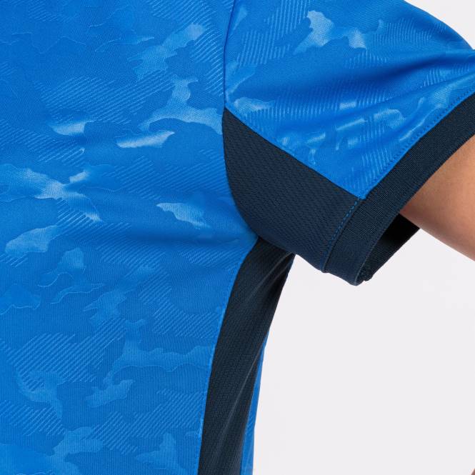 gömlek kısa kollu toletum ii Joma kraliyet mavisi lacivert kadınlar 0RJD3628