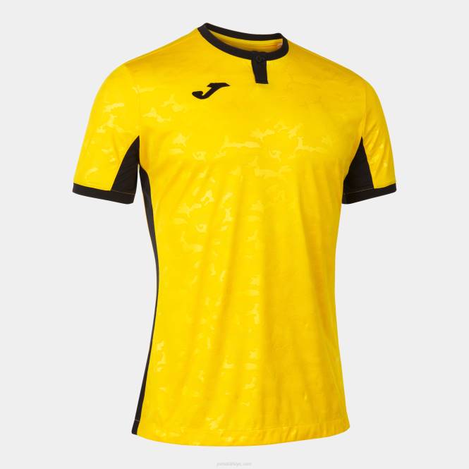 gömlek kısa kollu toletum ii Joma sarı siyah erkekler 0RJD4147